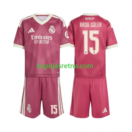 Dječja Treći Dresova Real Madrid Arda Guler 15 2026-2027 Kratkih Rukava