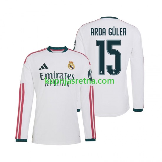 Muškarci Domaći Home Dresova Real Madrid Arda Guler 15 2026-2027 Dugim Rukavima