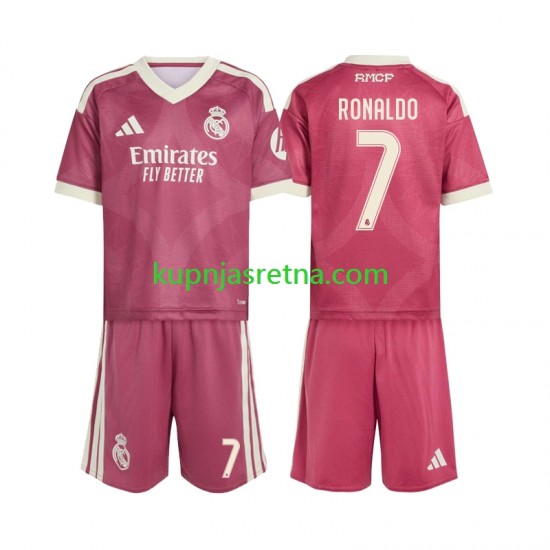 Dječja Treći Dresova Real Madrid Cristiano Ronaldo 7 2026-2027 Kratkih Rukava