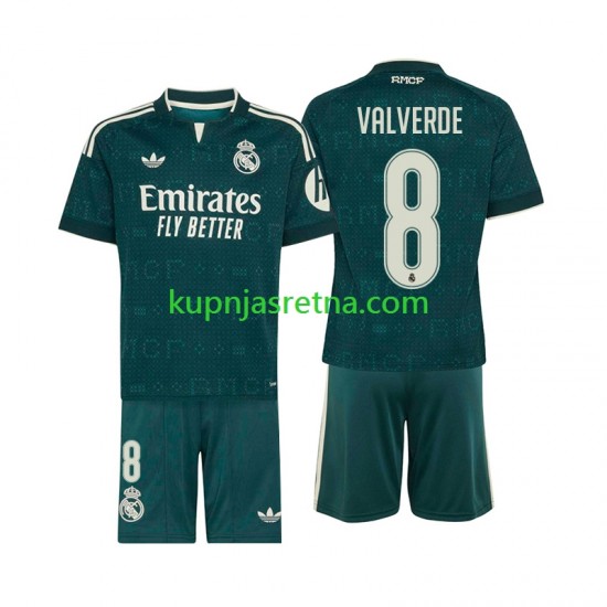 Dječja Gostujući Away Dresova Real Madrid Federico Valverde 8 2026-2027 Kratkih Rukava