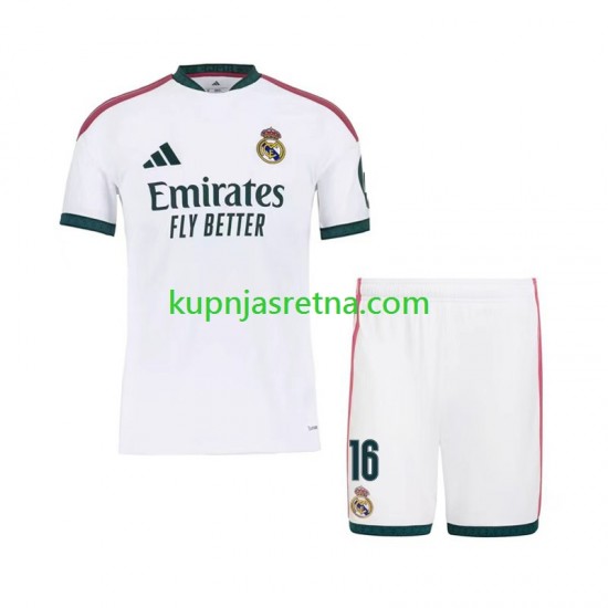 Dječja Domaći Home Dresova Real Madrid Ibrahima Konate 16 2026-2027 Kratkih Rukava