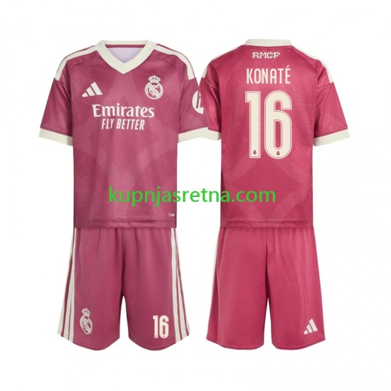 Dječja Treći Dresova Real Madrid Ibrahima Konate 16 2026-2027 Kratkih Rukava