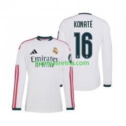 Muškarci Domaći Home Dresova Real Madrid Ibrahima Konate 16 2026-2027 Dugim Rukavima