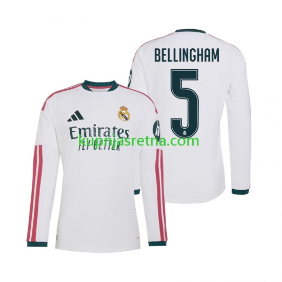 Muškarci Domaći Home Dresova Real Madrid Jude Bellingham 5 2026-2027 Dugim Rukavima