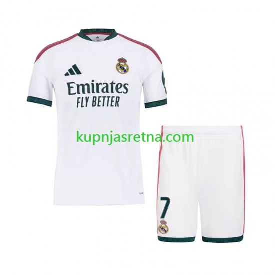 Dječja Domaći Home Dresova Real Madrid Vinicius Junior 7 2026-2027 Kratkih Rukava