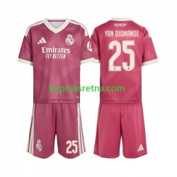 Dječja Treći Dresova Real Madrid Yan Diomande 25 2026-2027 Kratkih Rukava