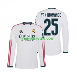 Muškarci Domaći Home Dresova Real Madrid Yan Diomande 25 2026-2027 Dugim Rukavima