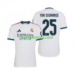 Muškarci Domaći Home Dresova Real Madrid Yan Diomande 25 2026-2027 Kratkih Rukava
