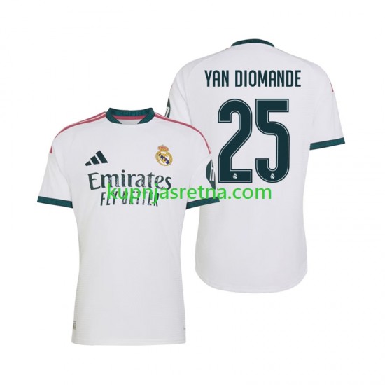 Muškarci Domaći Home Dresova Real Madrid Yan Diomande 25 2026-2027 Kratkih Rukava