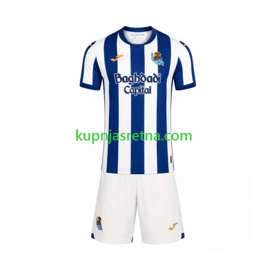 Dječja Domaći Home Dresova Real Sociedad 2026-2027 Kratkih Rukava