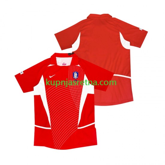 Muškarci Domaći Home Dresova Južna Koreja Retro 2002 Kratkih Rukava