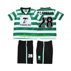 Dječja Domaći Home Dresova Sporting CP Cristiano Ronaldo 28 Retro 1999 2000 Kratkih Rukava