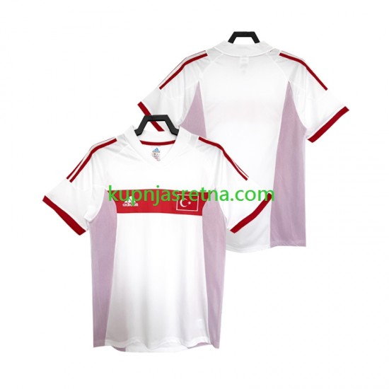 Muškarci Gostujući Away Dresova Turska Retro 2002 Kratkih Rukava