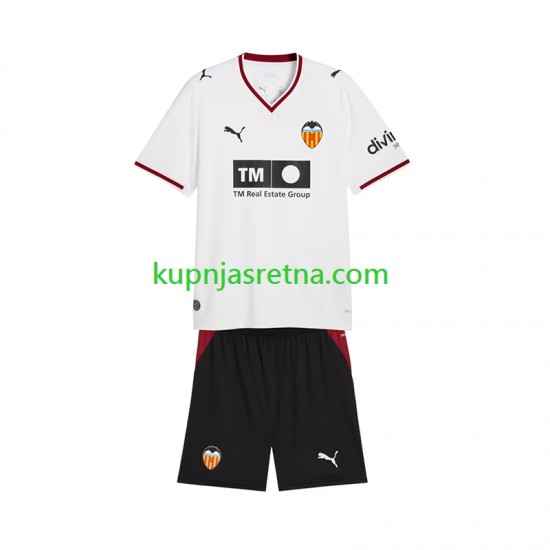 Dječja Domaći Home Dresova Valencia CF 2026-2027 Kratkih Rukava