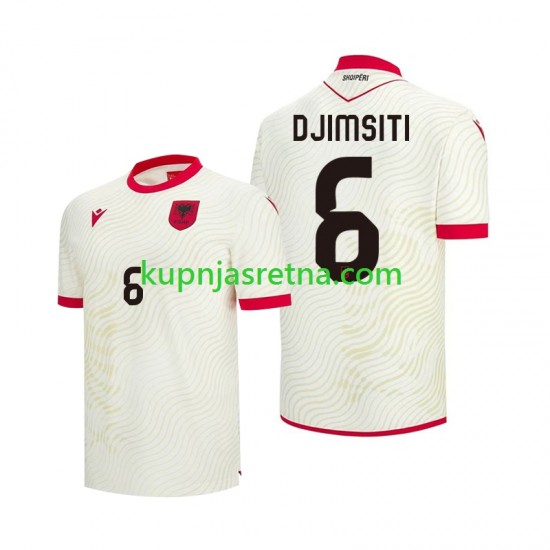 Muškarci Gostujući Away Dresova Albanija Berat Djimsiti 6 World Cup 2026 Kratkih Rukava