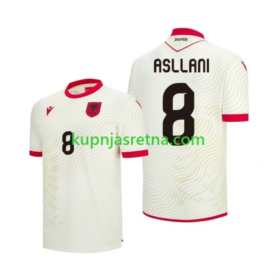 Muškarci Gostujući Away Dresova Albanija Kristjan Asllani 8 World Cup 2026 Kratkih Rukava
