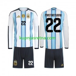 Dječja Domaći Home Dresova Argentina Franco Mastantuono 22 World Cup 2026 Dugim Rukavima Dječja Domaći Home Dresova Argentina Franco Mastantuono 22 World Cup 2026 Dugim Rukavima