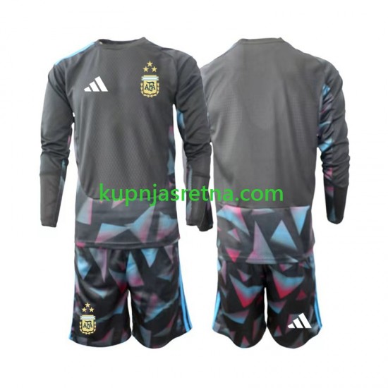 Dječja Domaći Home Golmanski Dresova Argentina World Cup 2026 Dugim Rukavima