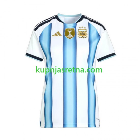 Žene Domaći Home Dresova Argentina World Cup 2026 Kratkih Rukava