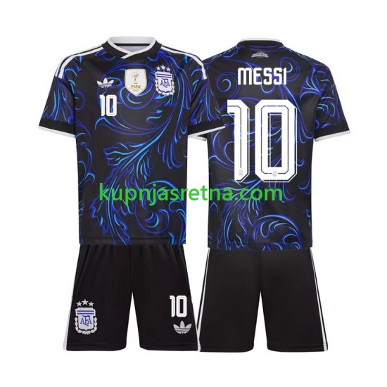 Dječja Gostujući Away Dresova Argentina Lionel Messi 10 World Cup 2026 Kratkih Rukava