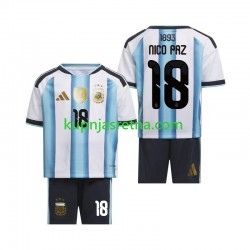 Dječja Domaći Home Dresova Argentina Nico Paz 18 World Cup 2026 Kratkih Rukava Dječja Domaći Home Dresova Argentina Nico Paz 18 World Cup 2026 Kratkih Rukava