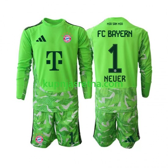 Dječja Domaći Home Golmanski Dresova FC Bayern München Manuel Neuer 1 2026-2027 Dugim Rukavima