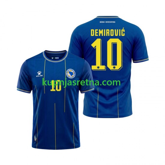 Muškarci Domaći Home Dresova Bosna i Hercegovina Ermedin Demirovic 10 World Cup 2026 Kratkih Rukava
