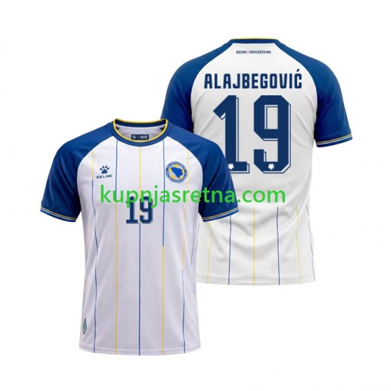 Muškarci Gostujući Away Dresova Bosna i Hercegovina Kerim Alajbegovic 19 World Cup 2026 Kratkih Rukava
