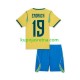 Dječja Domaći Home Dresova Brazil Endrick 19 World Cup 2026 Kratkih Rukava