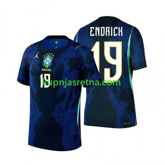 Muškarci Gostujući Away Dresova Brazil Endrick 19 World Cup 2026 Kratkih Rukava