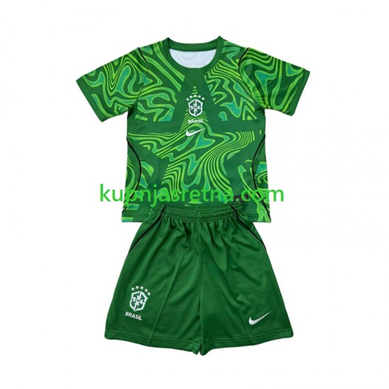 Dječja Gostujući Away Golmanski Dresova Brazil World Cup 2026 Kratkih Rukava