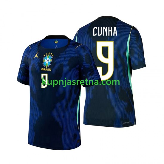 Muškarci Gostujući Away Dresova Brazil Matheus Cunha 9 World Cup 2026 Kratkih Rukava