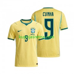 Muškarci Domaći Home Dresova Brazil Matheus Cunha 9 World Cup 2026 Kratkih Rukava Muškarci Domaći Home Dresova Brazil Matheus Cunha 9 World Cup 2026 Kratkih Rukava