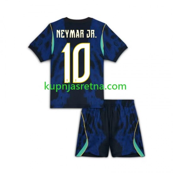 Dječja Gostujući Away Dresova Brazil Neymar JR 10 World Cup 2026 Kratkih Rukava