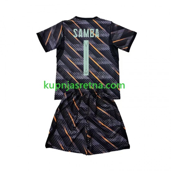 Dječja Domaći Home Golmanski Dresova Francuska Brice Samba 1 World Cup 2026 Kratkih Rukava