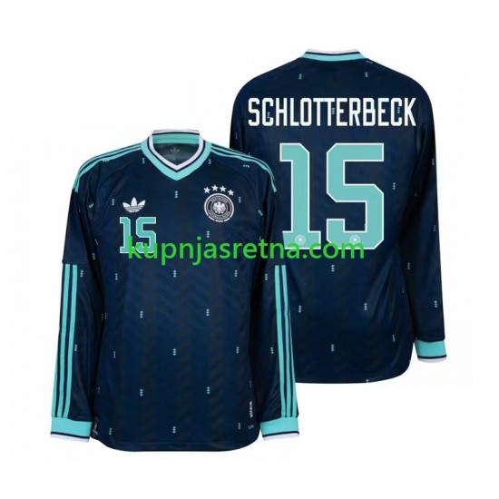 Muškarci Gostujući Away Dresova Njemačka Nico Schlotterbeck 15 World Cup 2026 Dugim Rukavima