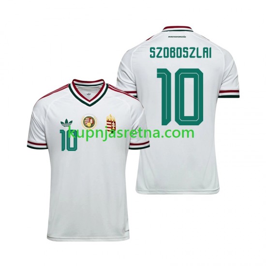 Muškarci Gostujući Away Dresova Mađarska Dominik Szoboszlai 10 World Cup 2026 Kratkih Rukava