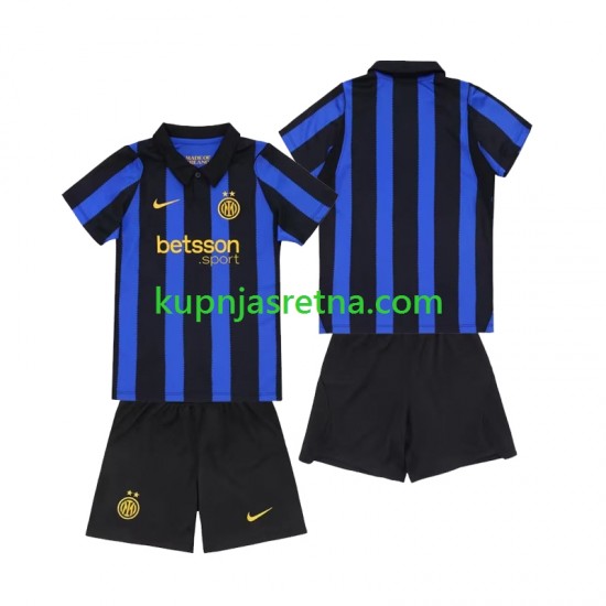 Dječja Domaći Home Dresova Inter Milan 2026-2027 Kratkih Rukava