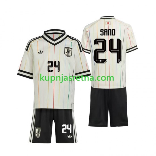 Dječja Gostujući Away Dresova Japan Kaishu Sano 24 World Cup 2026 Kratkih Rukava