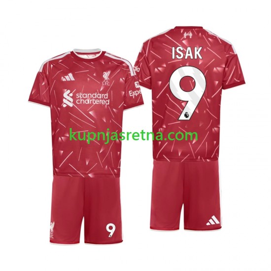 Dječja Domaći Home Dresova Liverpool Alexander Isak 9 2026-2027 Kratkih Rukava