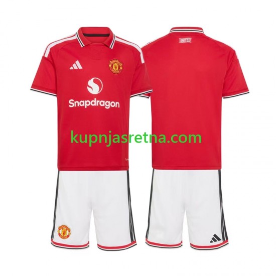 Dječja Domaći Home Dresova Manchester United 2026-2027 Kratkih Rukava