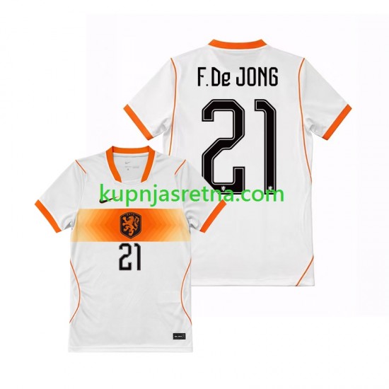 Muškarci Gostujući Away Dresova Nizozemska Frenkie de Jong 21 World Cup 2026 Kratkih Rukava