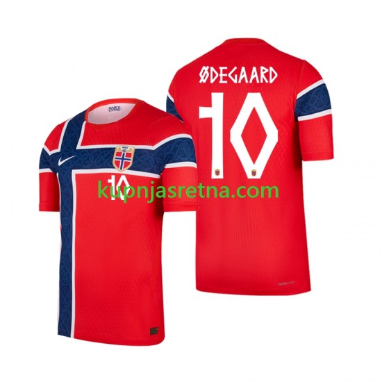 Muškarci Domaći Home Dresova Norveška Martin Odegaard 10 World Cup 2026 Kratkih Rukava