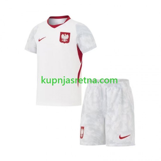 Dječja Domaći Home Dresova Poljska World Cup 2026 Kratkih Rukava