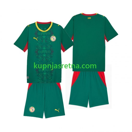 Dječja Gostujući Away Dresova Senegal 2026 2027 Kratkih Rukava