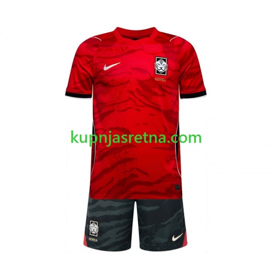 Dječja Domaći Home Dresova Južna Koreja World Cup 2026 Kratkih Rukava
