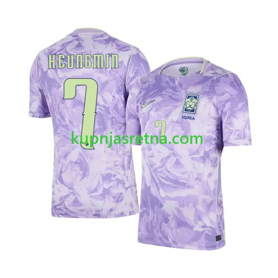 Muškarci Gostujući Away Dresova Južna Koreja Son Heung-min 7 World Cup 2026 Kratkih Rukava