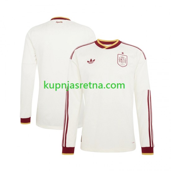 Muškarci Gostujući Away Dresova Španjolska World Cup 2026 Dugim Rukavima