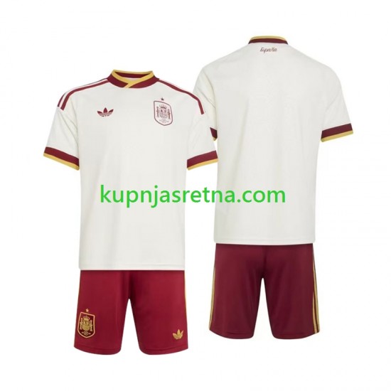 Dječja Gostujući Away Dresova Španjolska World Cup 2026 Kratkih Rukava