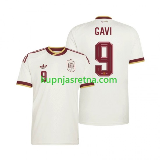 Muškarci Gostujući Away Dresova Španjolska Gavi 9 World Cup 2026 Kratkih Rukava